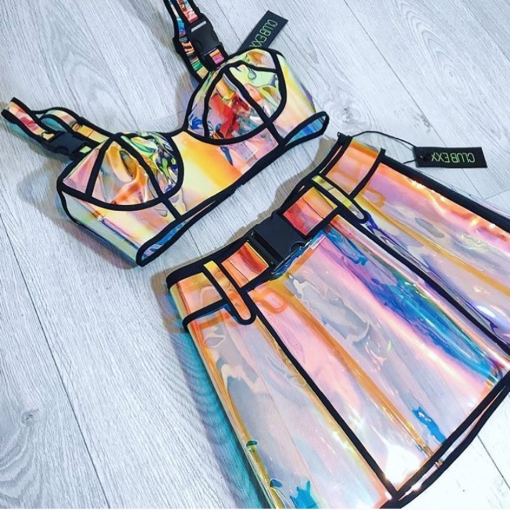 **SOLD**Club Exx Holographic Set